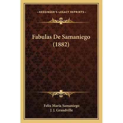 Fabulas De Samaniego (1882) - Paperback