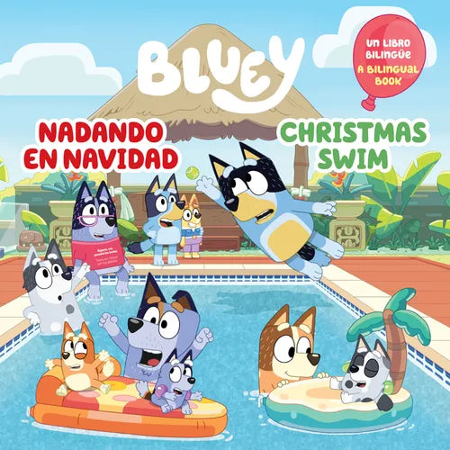 Bluey: Christmas Swim/Nadando En Navidad (Bilingual English-Spanish Edition) - Paperback