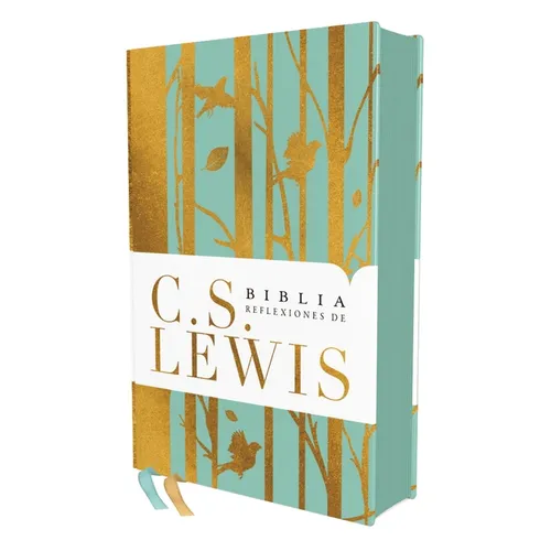 Rvr, Biblia Reflexiones de C. S. Lewis, Interior a DOS Colores, Tapa Dura, Turquesa, Comfort Print - Hardcover