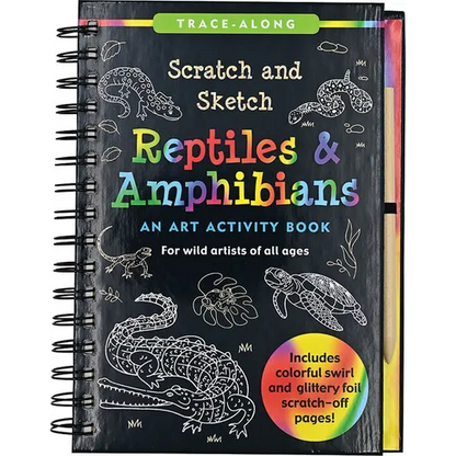 Scratch & Sketch Reptiles & Amphibians - Spiral