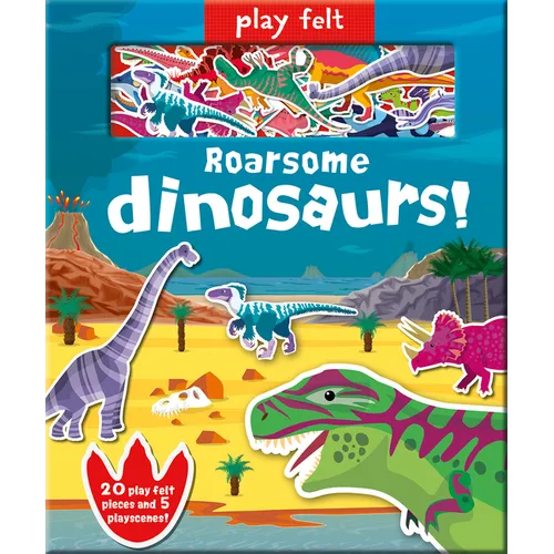 Play Felt Roarsome Dinosaurs! - Hardcover