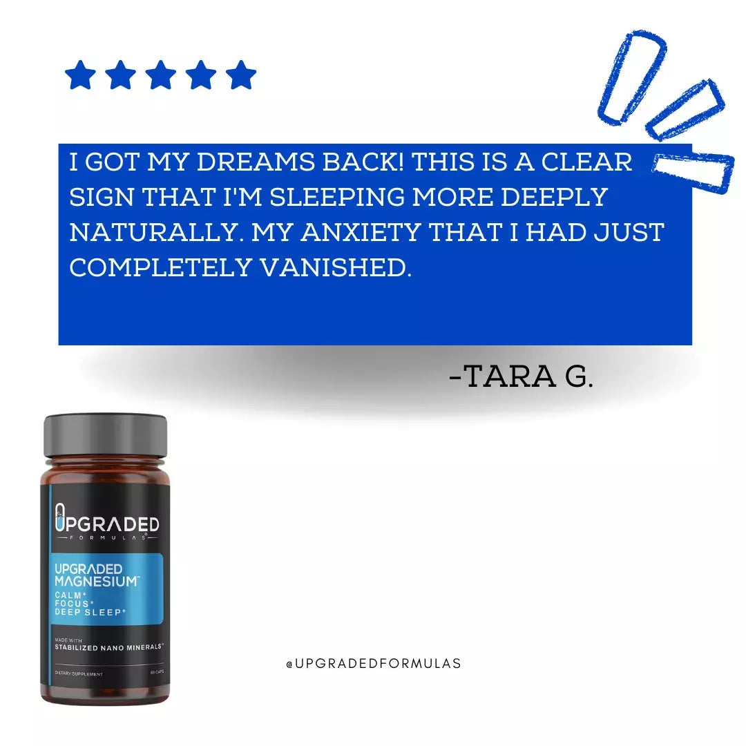 Upgraded Magnesium: Clinically Shown To Greatly Improve BOTH REM and Deep Sleep