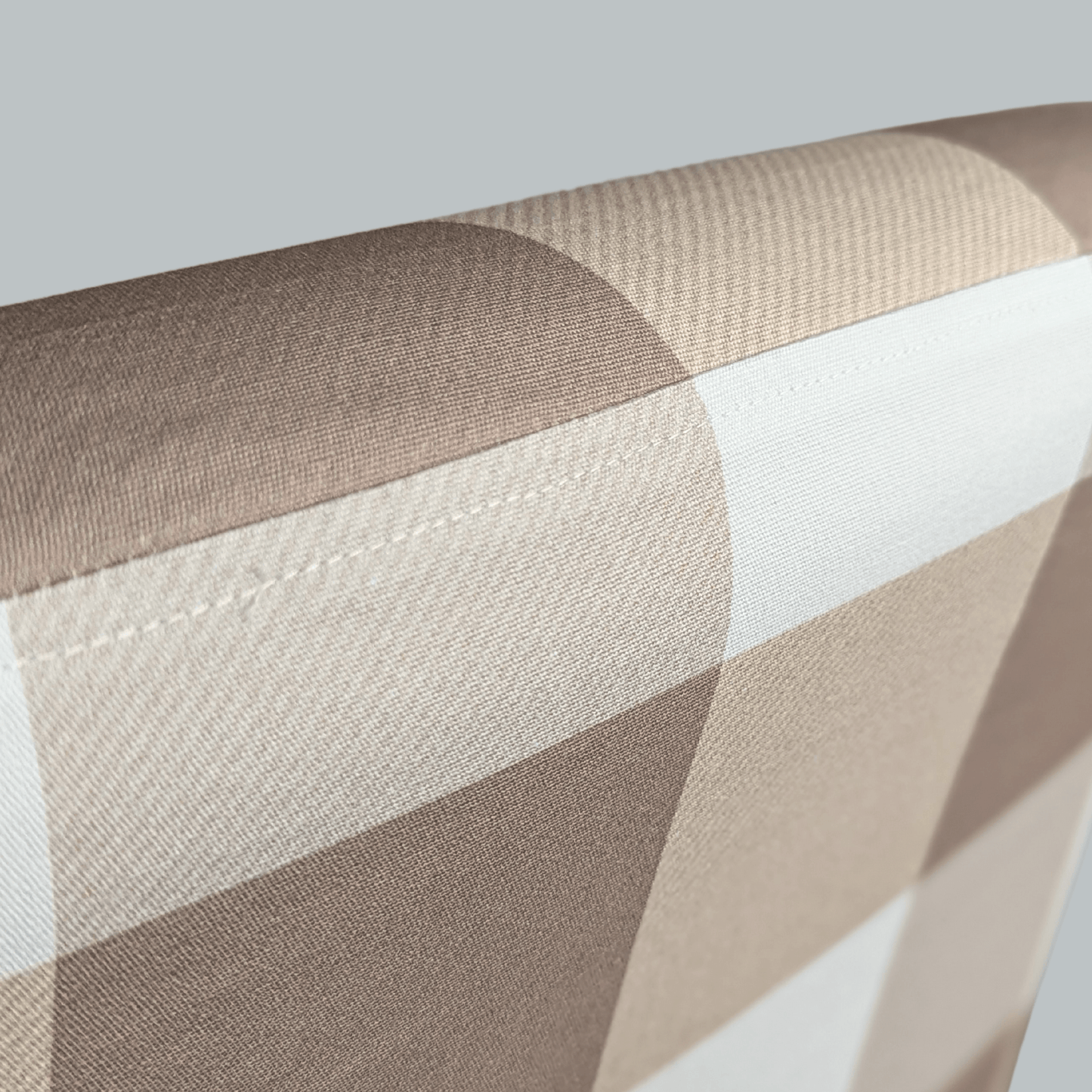 Buffalo Check Beige Dining Chair Slipcovers Set of 2 – Compatible with Ikea Henriksdal EU/AU + Pre-2009 USA Canada Size