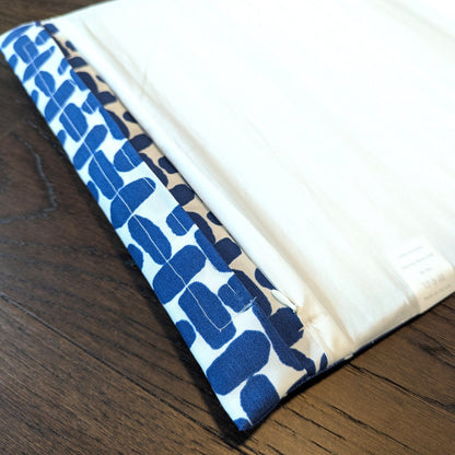 Blue Abstract Print Cushion Cover, Compatible with IKEA Children's Poang