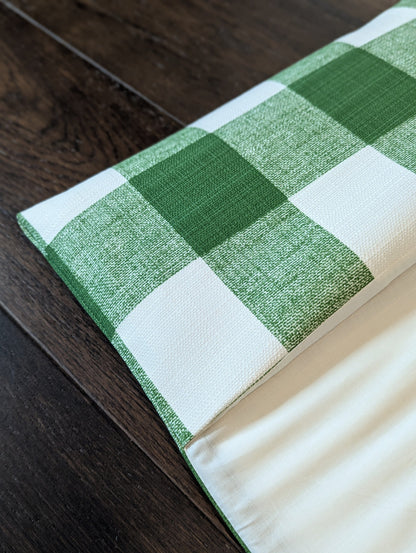 Green Check Slipcover, Compatible with IKEA Children's Poang Chair