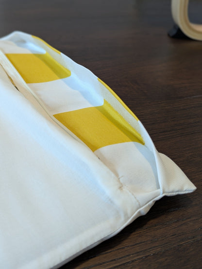 Yellow Stripe Slipcover for IKEA Children's Poang Chair