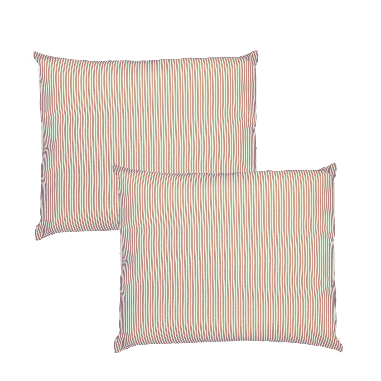 Beige Stripe Outdoor Pillow Covers – 2 Pack – Compatible with IKEA Duvholmen & Kuddarna
