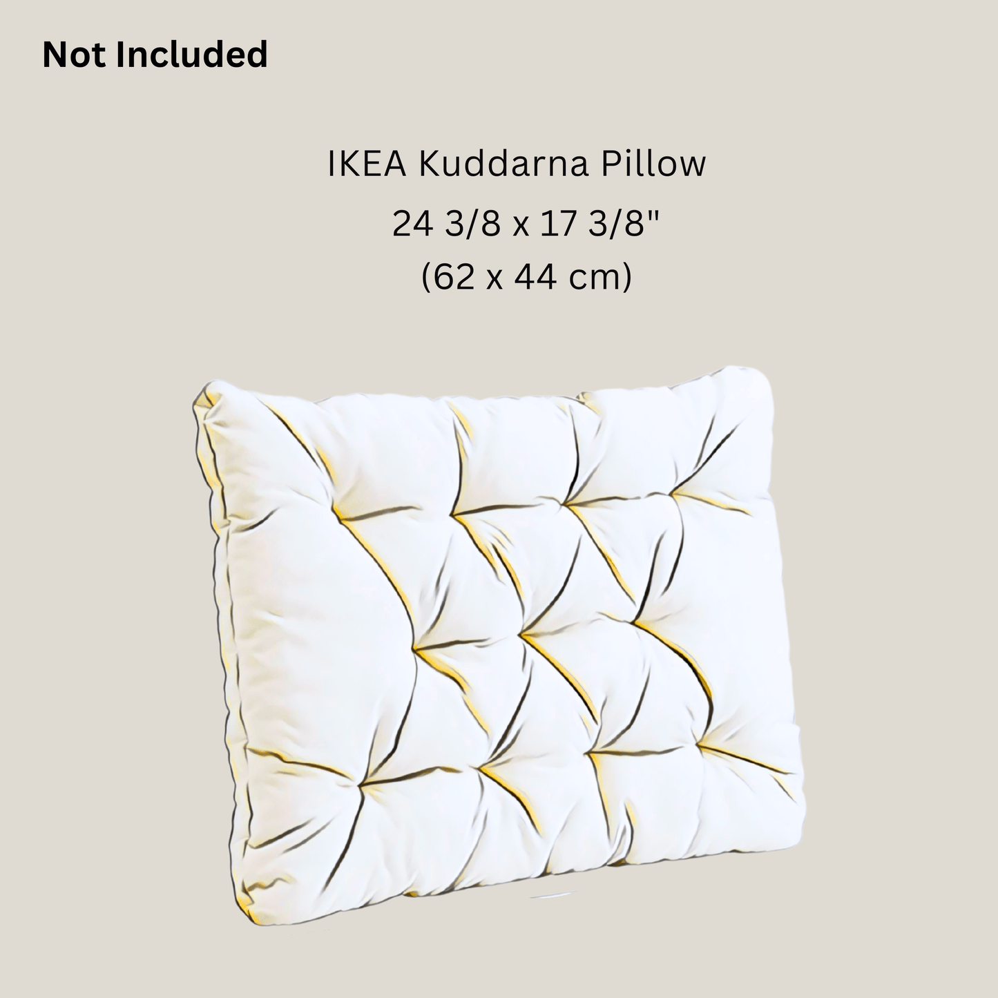 Blue Rain Outdoor Pillow Covers – 2 Pack – Compatible with IKEA Duvholmen & Kuddarna