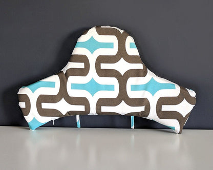 Highchair Cushion Cover for IKEA Klammig & Pyttig | Retro Blue Print | Rockin Cushions