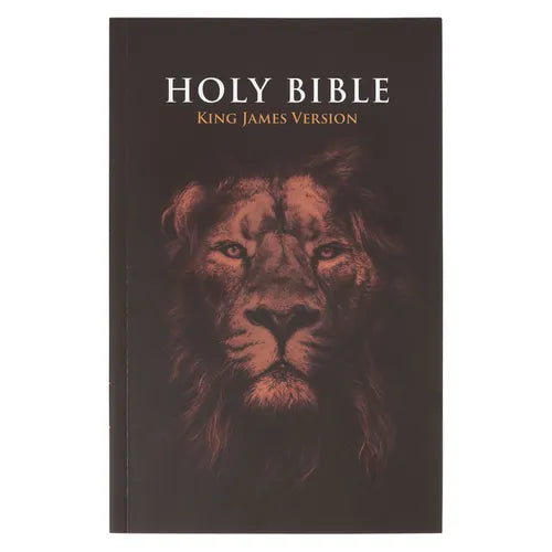 KJV Bible Outreach Softcover, Lion - Paperback