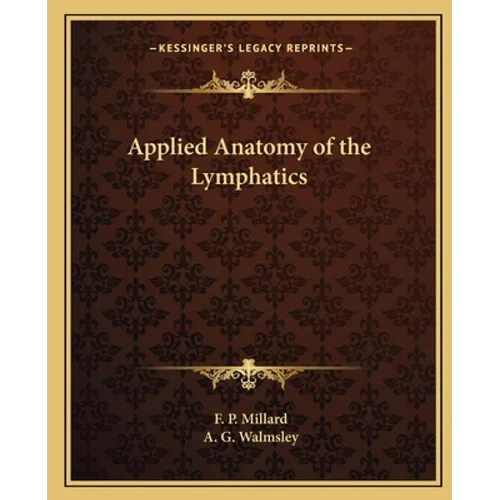 Applied Anatomy of the Lymphatics - Paperback