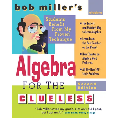 Bob Miller's Algebra for the Clueless, 2nd Edition - Paperback