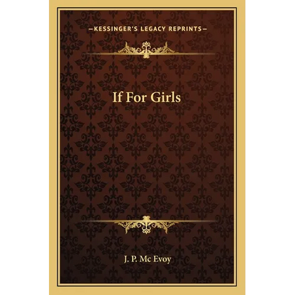 If For Girls - Paperback