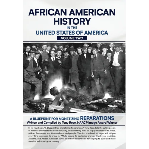 African American History in the United States of America (Volume Two): A Blueprint for Monetizing Reparations - Hardcover
