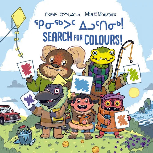 MIA and the Monsters Search for Colours: Bilingual Inuktitut and English Edition - Hardcover