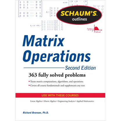 Schaum's Outline of Matrix Operations - Paperback