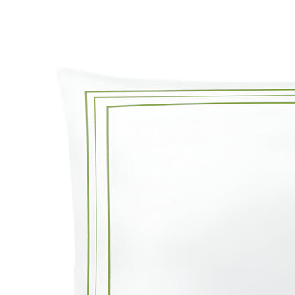 400TC Cotton Classic Embroidery Sateen Solid Duvet Cover Set