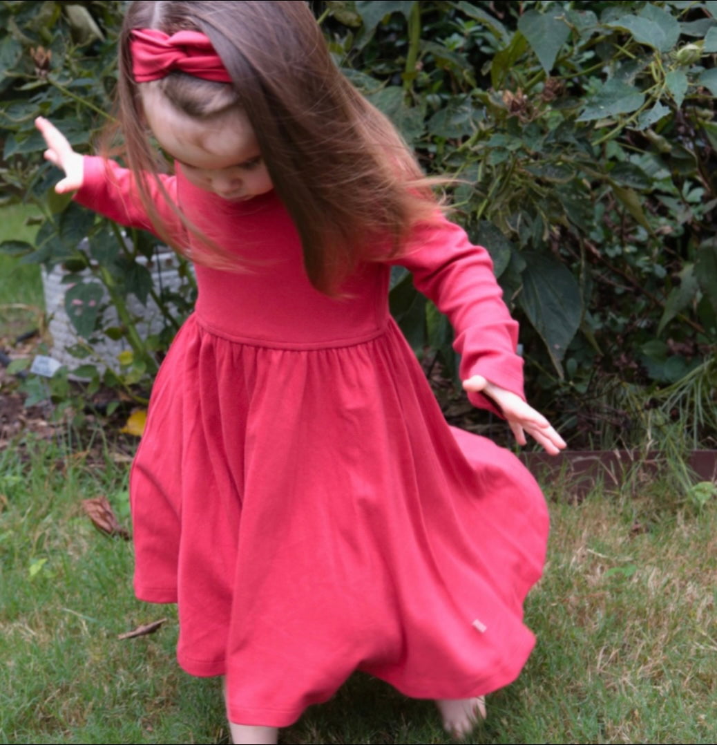 headband | scarlet red