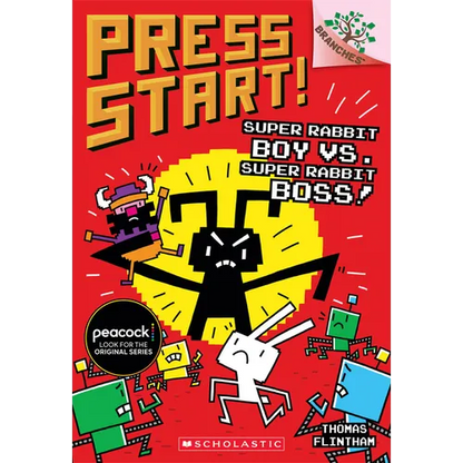 Super Rabbit Boy vs. Super Rabbit Boss!: A Branches Book (Press Start! #4): Volume 4 - Paperback