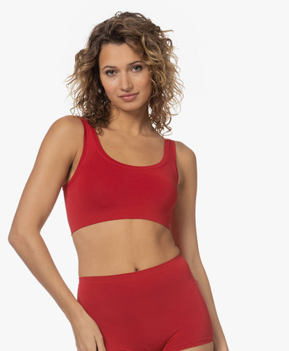 HANRO Touch Feeling Crop Top, Size XS