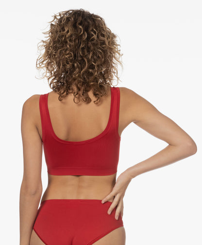 HANRO Touch Feeling Crop Top, Size XS