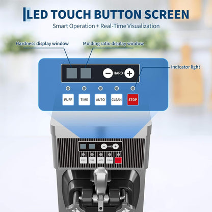Single-Flavor 6L Commercial 1500W Countertop Soft Serve Ice Cream Machine (SAK25318)