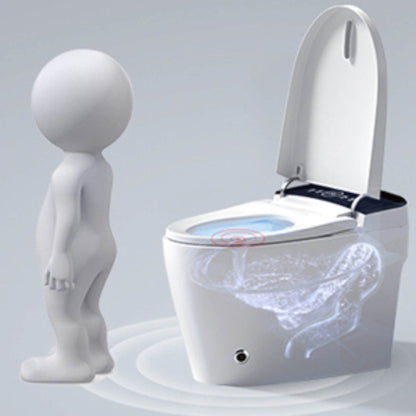 Nuvia Smart Auto Dual Flush Tankless Toilet With Heated Bidet, Auto Open And Close (SAK37415)