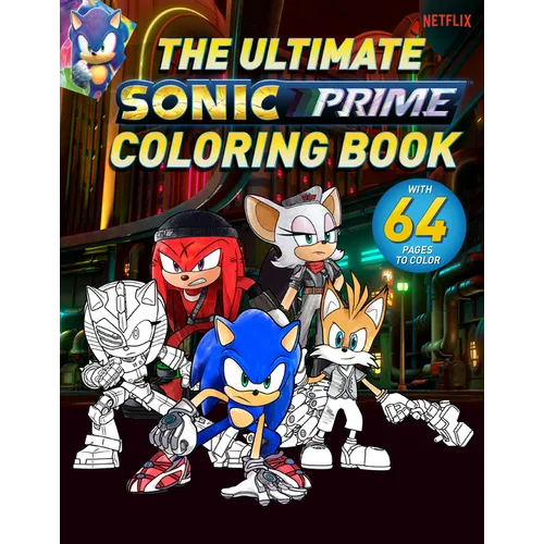 The Ultimate Sonic Prime Coloring Book - Paperback