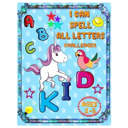 I Can Spell All Letters Challenger: ABC's for Pre-schoolers and Toddlers. Play and Learn Letters Colours and Tracing Interactive Pictures Guessing Boo - Paperback