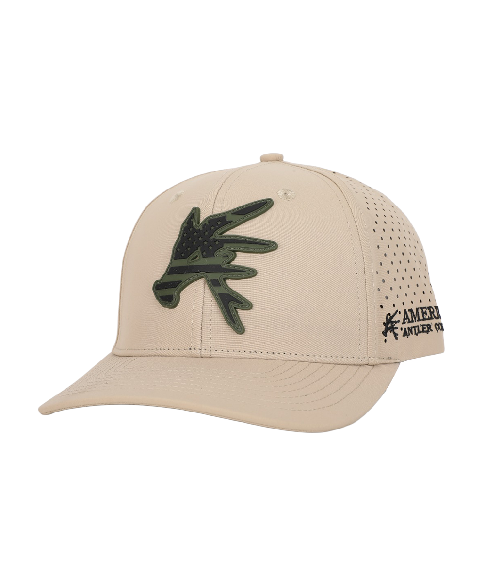 American Antler Stars and Bars Performance Snapback Hat