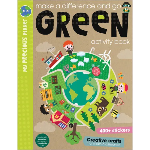 Make a Difference and Go Green Activity Book - Paperback