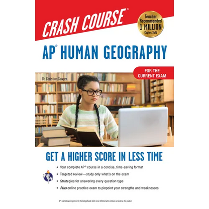 Ap(r) Human Geography Crash Course, Book + Online: Get a Higher Score in Less Time - Paperback