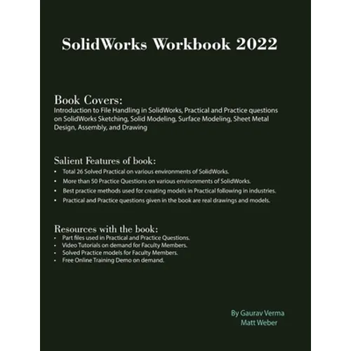 SolidWorks Workbook 2022 - Paperback