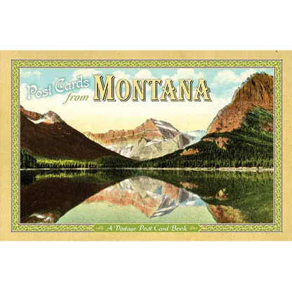 Post Cards from Montana: A Vintage Post Card Book - Paperback