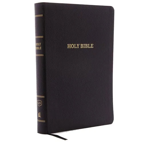 KJV, Reference Bible, Giant Print, Bonded Leather, Black, Red Letter Edition - Bonded Leather