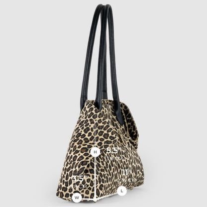 Italian Genuine Suede & Full-Grain Leather Tote Bag | Bologna