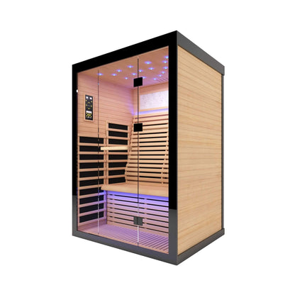 Thermora Vapor Luxury 2-Person Canadian Hemlock Wood Far Infrared Home Sauna (SAK56874)