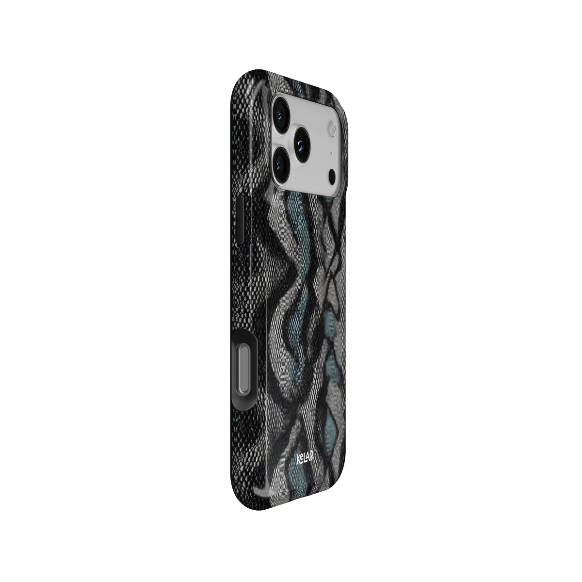 Viper Mesh | Teal Snake Print iPhone Case