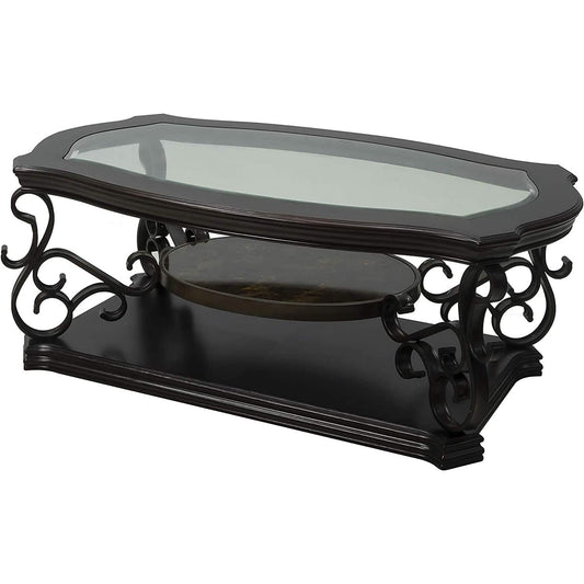 Traditional Coffee Table Accent Cocktail Table