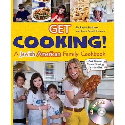 Get Cooking! a Jewish American Family Cookbook and Rockin' Mama Doni Celebration [With CD (Audio)] - Spiral