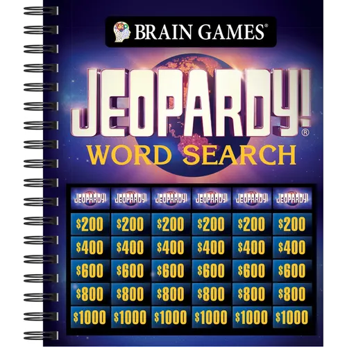Brain Games - Jeopardy! Word Search: Volume 1 - Spiral