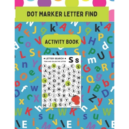 Dot Marker Letter Search Activity Book - Paperback