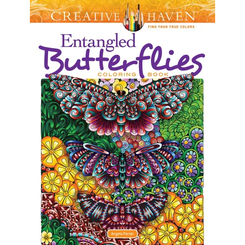 Creative Haven Entangled Butterflies Coloring Book - Paperback