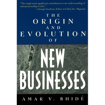 The Origin and Evolution of New Businesses - Paperback
