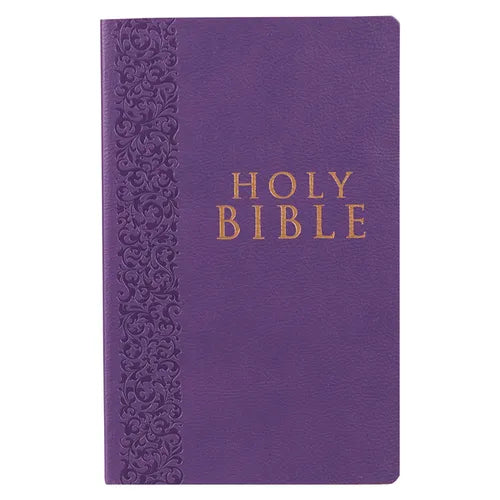 KJV Budget Gift & Award Lux-Leather Purple - Imitation Leather
