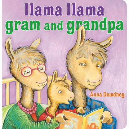 Llama Llama Gram and Grandpa - Board Book
