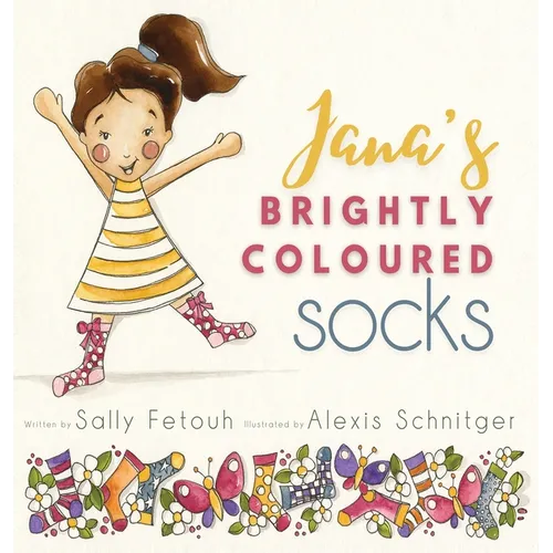 Jana's Brightly Coloured Socks - Hardcover