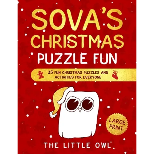 Sova's Christmas Puzzle Fun: 35 fun Christmas puzzles and activities for everyone - Paperback