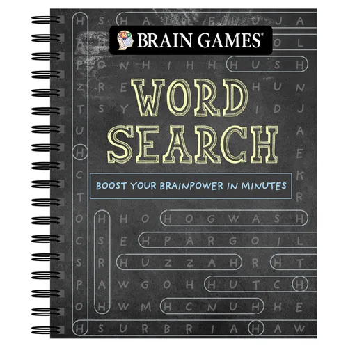 Brain Games - Word Search Puzzles (Chalkboard #2): Boost Your Brainpower in Minutes Volume 2 - Spiral