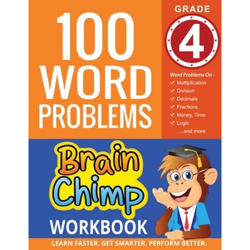 100 Word Problems: Grade 4 Math Workbook - Paperback